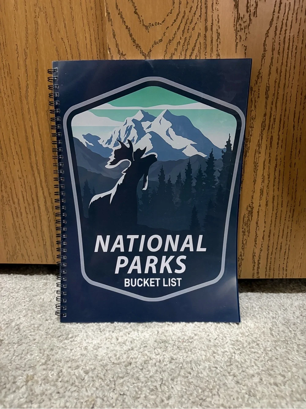 National Parks Bucket List Travel Journal Adventure Log Memory Book Spiral Bound